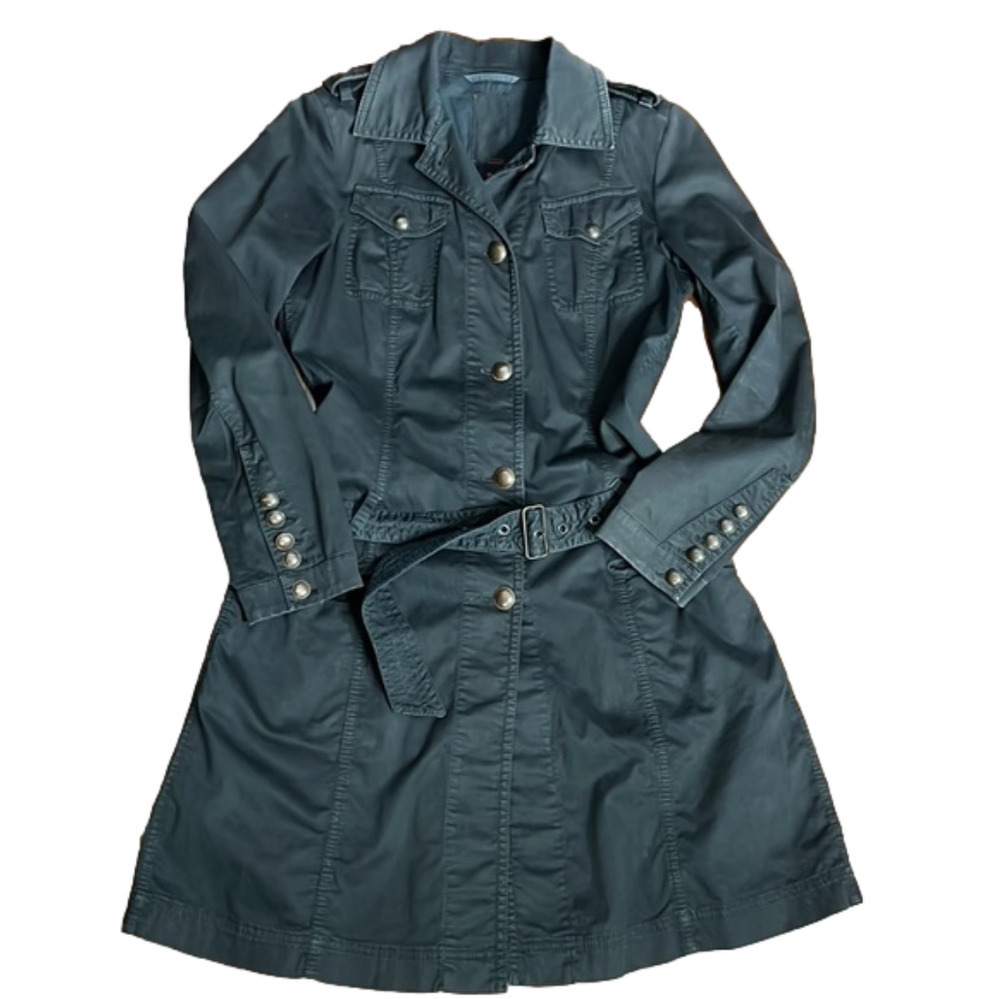 Cinque Black Button Down Dress/  Duster Jacket